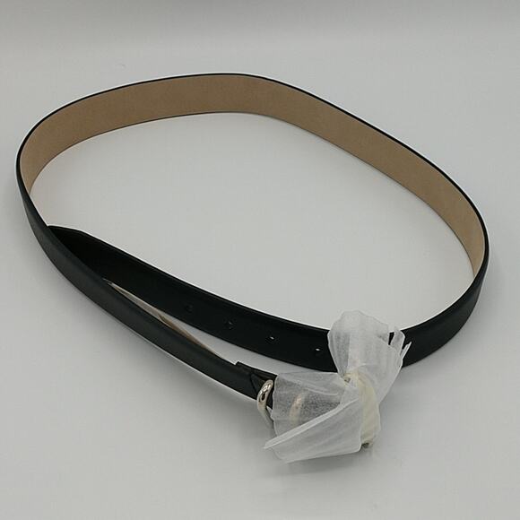 NWT Steve Madden Y2K Black Jeans Belt size Medium - Picture 2 of 4